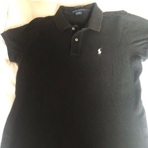 Ralph Lauren Women’s collar shirt. Black. Large.
